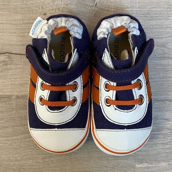 Robeez First Shoes for Baby Designed for Early Walkers Size 4 (9-12 month) - Picture 5 of 16